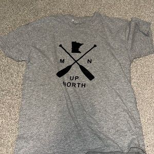 Girls MN gray t shirt size large